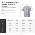 thumbnail image 5 of Fuzoiu Plaid Flowers Print Men's Casual Short,Men's Short Sleeve Shirt,Mens Casual Button Down Shirts,Cuban Collar Summer Shirt for Beach, Vacation, and Outdoor Activities-X-Large, 5 of 5