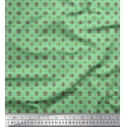 thumbnail image 1 of Soimoi Cotton Cambric Fabric Dot & Floral Artistic Decor Fabric Printed Yard 42 Inch Wide, 1 of 3