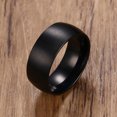 thumbnail image 3 of Classical Mens Wedding Ring Black Stainless Steel EngageMenst Jewelry, 3 of 4