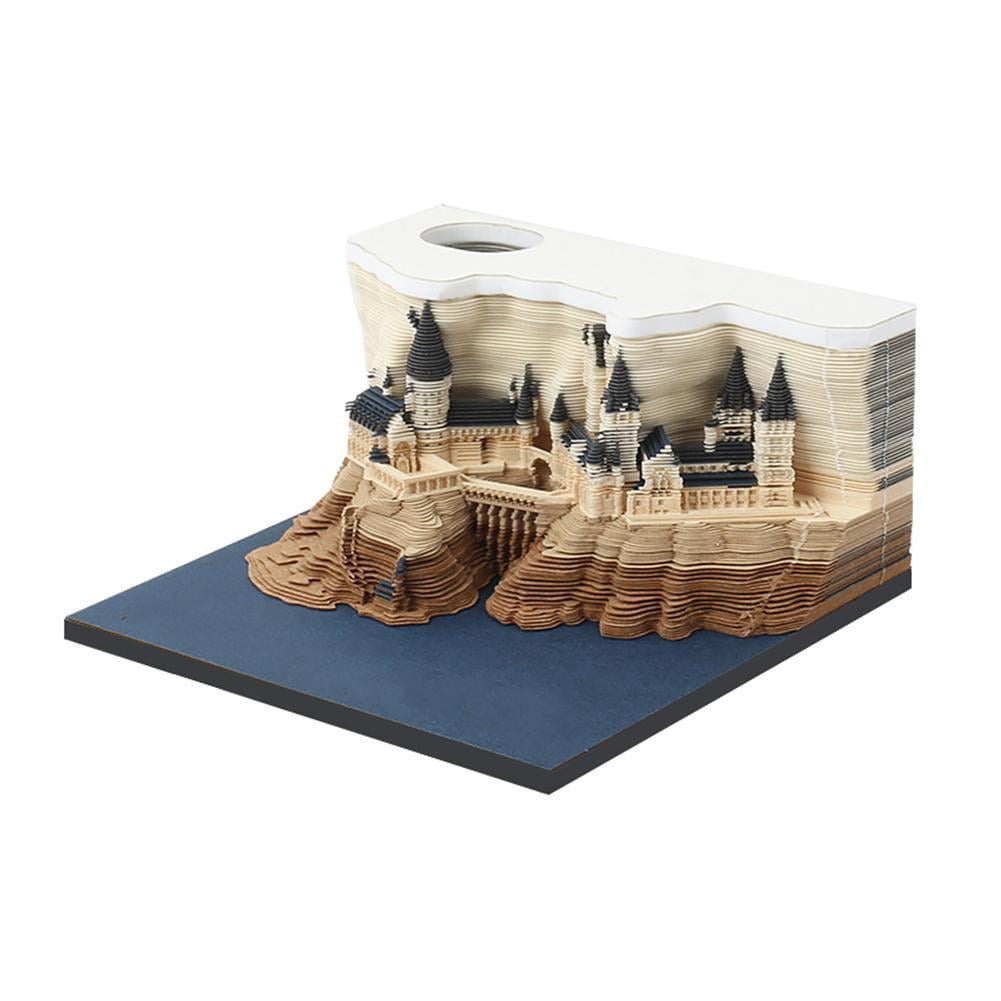 2026 3D Paper-Carving Calendar, Creative Desktop Ornament, Travel Souvenir & Custom Cultural Creative Gift, 3D Stereo Memo Pad