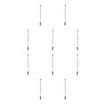 thumbnail image 1 of Guardurnaity Cepillo para cejas, herramienta de maquillaje de oro rosa, base para forma a la cara, cepillos para cejas multicolores, delineador de Oro rosado 10Conjunto, 1 of 6