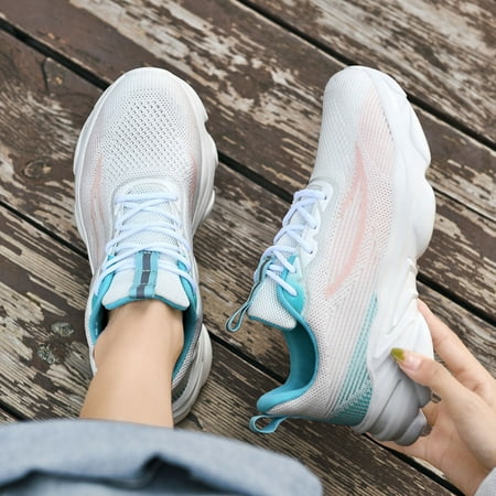 

Cathalem Leisure Women s Lace Up Travel Soft Sole Comfortable Shoes Outdoor Mesh Shoes Runing Fashion Sports Womens Sneaker A 8