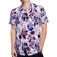 thumbnail image 4 of High Quality Hawaiian Shirts for Men Short Sleeve Aloha Beach Shirt Floral Summer Casual Button Down Shirts Blouses 9VXB9M, 4 of 7