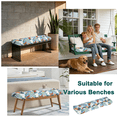 thumbnail image 7 of PUKNLY Porch Swing Cushion 60*20*4 in, 2-3 Seater Waterproof & Fade-Resistant Bench Seat Cushion Replacement with Strips, Outdoor Swing Pads for Camping, Beach, Garden, Patio, Balcony, Summer, 7 of 7
