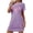 Purple, variant on VgaVtl Womens Sleep Shirts Plus Size Short Sleeve Purple Womens Nightgown Loose Comfy Holiday Valentines Day Print Nightgowns