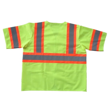 

Shield Safety Vest Reflective Vest Fluorescent Yellow Orange 5X-Large 25 Pack