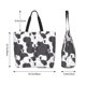 thumbnail image 5 of Fotbe Black And White Sheeps Bolsa Tote Estética de Lona con Estampado para Mujer - Bolsa Reutilizable de Hombro Casual para Vacaciones, Compras, Trabajo y Gimnasio, 5 of 8