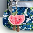 thumbnail image 4 of Wrapables Cute Plush Keychain Keyring Pendant Charm for Bag, Watermelon, 4 of 6