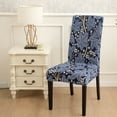 thumbnail image 3 of Skksst Stretch Floral Seat Slipcover Dining Chair Home Banquet Removable Cover Portector, Set of 4, 3 of 7