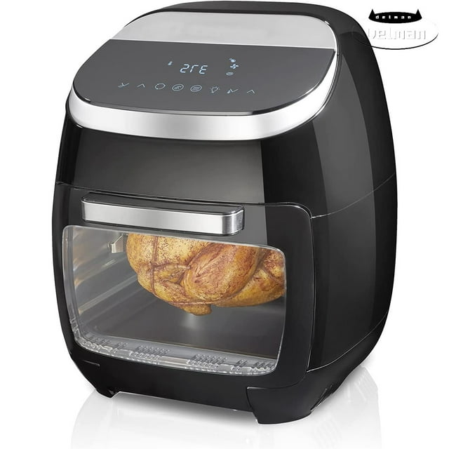 Digital Air Fryer Oven with Rotisserie and Rotating Basket