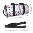thumbnail image 5 of Sigee Tulips Flowers Printed Multi-compartment Sports Gym Bag for Men and Women Large Capacity Travel Bag, Overnight Bag, 5 of 8