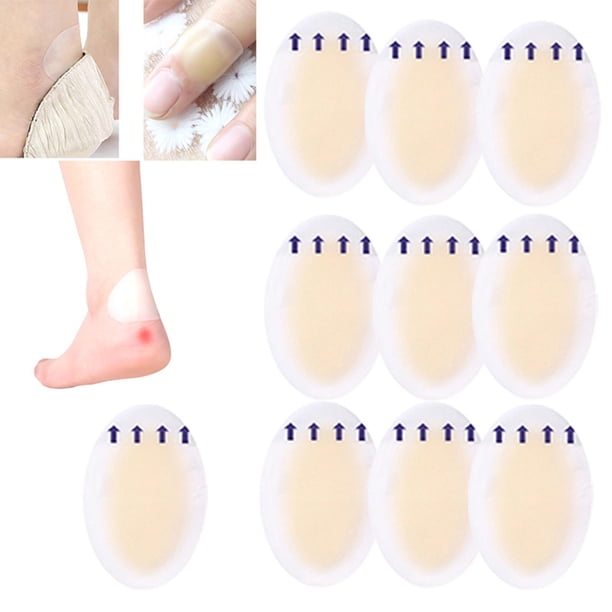 10 piezas de pegatinas de gel para zapatos, almohadilla autoadhesiva para talón de zapatos, de protección para talón para zapatillas de deporte 44 mm mm Colco Pegatinas de tacón