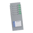 thumbnail image 2 of Colaxi Time Cards Rack Holder Wall Mount Retractable Display with Screw Payroll Recorder for Factory, Employees, Workspace,Warehouse With 5 Pocket Slots, 2 of 8