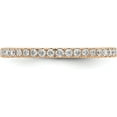 thumbnail image 3 of 14K Rose Gold Lab Grown Diamond VS/SI GH, Eternity Band - Ring Size 5.5, 3 of 8