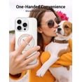 thumbnail image 4 of Anillo magnético con purpurina Magsafe para iPhone Grip YINHEXI, color rosa, 4 of 6