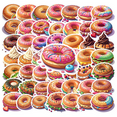 thumbnail image 2 of LUUFILx 50pcs Colorful Donut Stickers Pastry Food Cartoon Kids Stationery Water Bottle Laptop Phone Bicycle Skateboard Luggage Sticker Set, 2 of 5