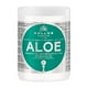 thumbnail image 2 of Mascarilla capilar de Aloe Vera Kallos Kjmn para hidratar y reparar el cabello, con brillo, 2 of 3