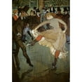 thumbnail image 2 of Toulouse-Lautrec, Henri 18x24 Black Modern Framed Museum Art Print Titled - Dance at the Moulin Rouge - Detail, 2 of 4