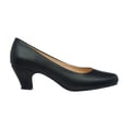 thumbnail image 2 of Zapatilla Formal Tacón Bajo Para Mujer Tipo Piel Negro negro 25 Incógnita 109D18, 2 of 7