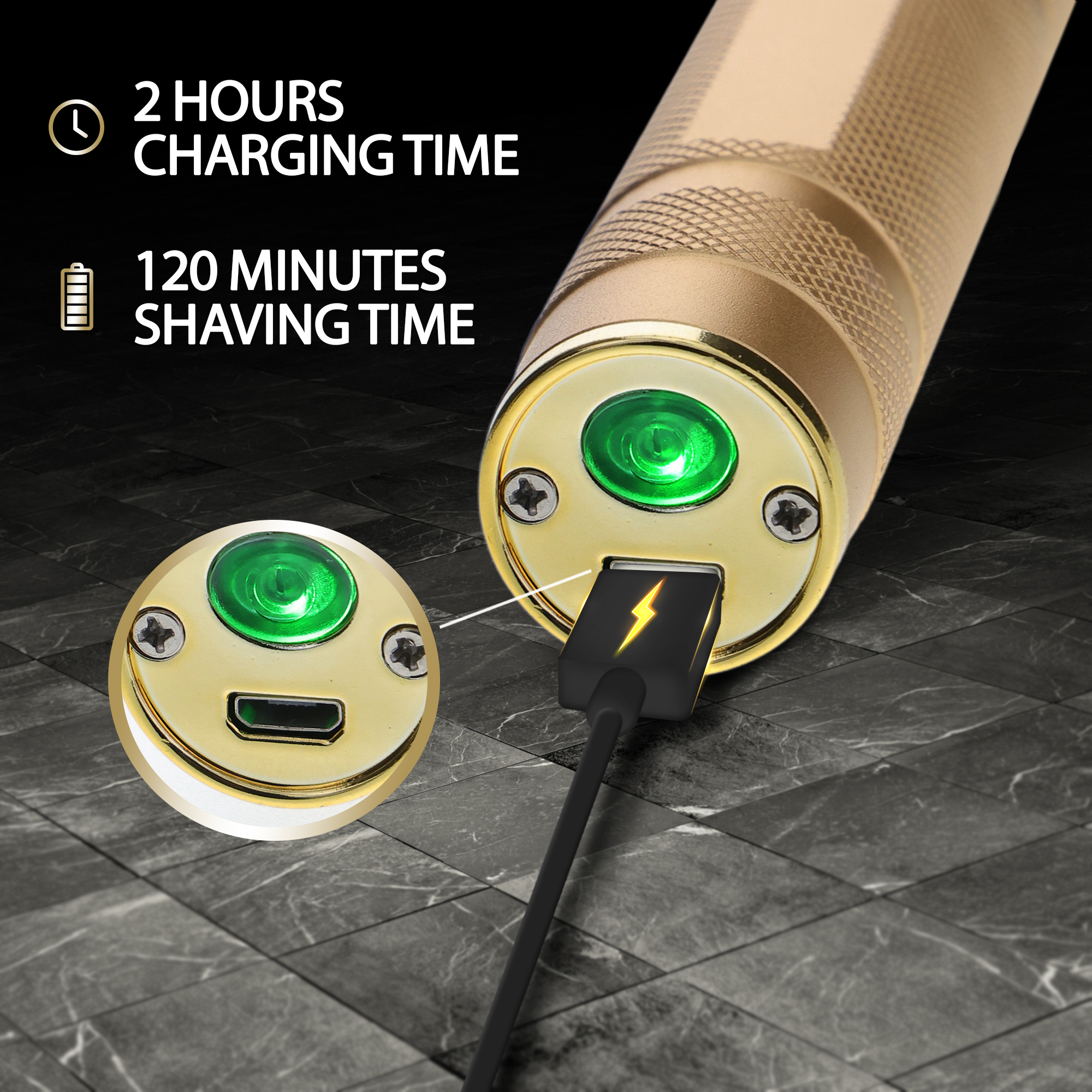 Cutting Edge Rechargeable Zero Gap T-Blade Beard Trimmer photo 2