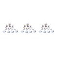 thumbnail image 3 of maskred Mini House Tableware Set Miniature Kitchen Ornament Interesting 1/12 Scale Scene Layout Dinnerware Kit Models Props Blue flower 3Set, 3 of 6