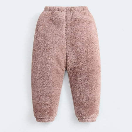 

Tejiojio Girls and Toddlers Soft Cotton Clearance Lamb Velvet Children s Plus Thick Pants Boys And Girls Warm Leggings Baby Trousers