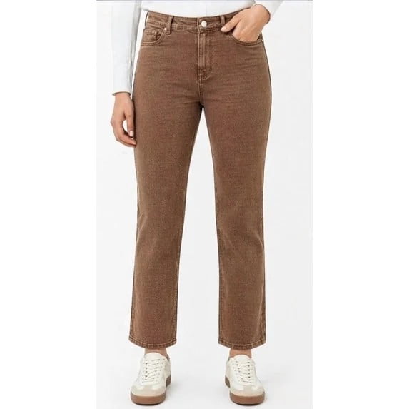 Well Worn Women's Straight Leg Pant 12/32 Nutshell