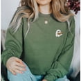 thumbnail image 2 of Embroidered Ghost Reading Sweatshirt, 2 of 2