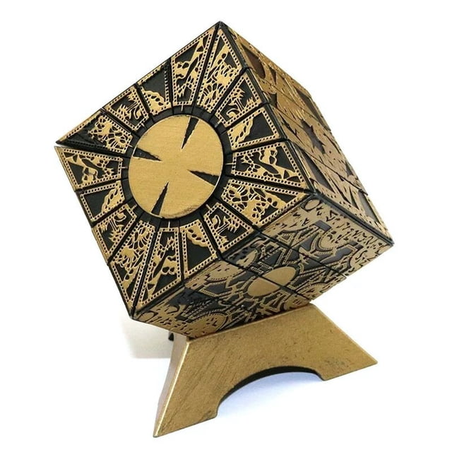Cajas de rompecabezas con forma de figuras, esculturas y estatuas, cerraduras para escritorio
