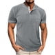 thumbnail image 1 of pstuiky camisetas para hombre, Camisa tipo blusa de manga larga con cuello vuelto y solapa con estampado de cremallera para hombre ropa de hombre xxl, 1 of 5