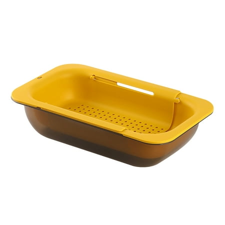 

Home Kitchen Retractable Sink Drain Basket Multi-Functional Drainage Rack Cleaning Basket for Fruit Vegetable Dish
