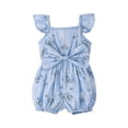 thumbnail image 1 of Pantalones cortos con estampado de piña Gibobby Floral Manga voladora para niños y Niñas mono 9 Meses, 1 of 5