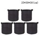 thumbnail image 1 of 5 uds bolsa de plantación de fieltro barril de planta hermosa bolsa de plantación jardinería protección del medio ambiente bolsa de vivero de nutrición portátil absorbente y transpirable Xemadio 2033350-1, 1 of 9