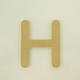 thumbnail image 2 of Package of 1, 16 Inch X 1/2" Thickness MDF Letter H in The Gotham Rounded Font, Thick, Upper Case for Art & Craft Project, Made in USA, 2 of 4
