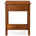 thumbnail image 3 of Bowery Hill 1 Drawer Nightstand in Medium Oak, 3 of 9
