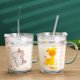 thumbnail image 2 of Taza de café Sailing Unicornio de dibujos animados resistente al calor, 2 of 3