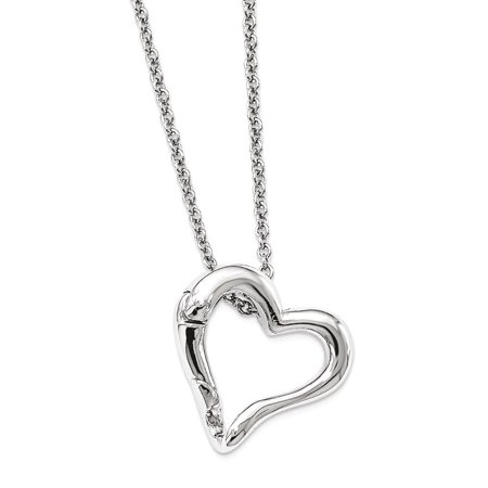 Leather Glasses Holder Necklace Silver Tone Heart Pendant Band Ring Or Eyeglass Holder 18 Inch Chain Necklace Personal Reading Glass Eyewear Fashion Jewelry Ideal Gifts For Women Gift Set From Heart ()