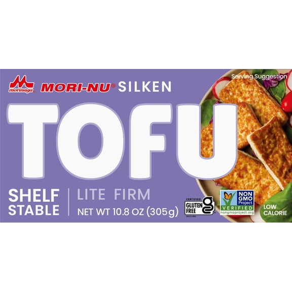 Mori Nu Shelf Stable Silken Lite Firm Tofu, 10.8 oz Box (Pack of 12)