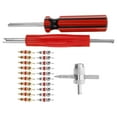 thumbnail image 3 of Miangastore 1 Set Tyre Valve Stem Puller Tools Set Valve Stem Cores 4-Way Valve Tool Dual Single Head Valve Core Remover Installer Tool, 3 of 8