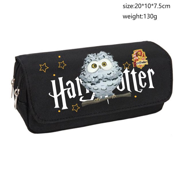 Bolsas de lápices de Harry Potter para niñas, estuche de lápices de dibujos animados de Anime, bolsa de bolígrafo de gran capacidad, papelería para estudiantes, suministros escolares, regalos