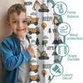 thumbnail image 3 of Blackout Kids Curtains,Cartoon Construction Vehicles Mountains Childrens Insulated Curtains Set Of 2,Bedroom Essentials,Toddler Room Decor 52"x84", 3 of 5