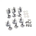 thumbnail image 1 of 6 Pièces 3R Guitare Corde Tuning Peg Alliage d'Aluminium Tuner Rouille Fileté Tuner Machines Têtes Boutons Réglables Verrouillage Jeu de Cordes Bonne Fixation, 1 of 9