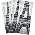 thumbnail image 2 of Coolnut 6 Pack Eiffel Tower Kitchen Towels Highly Absorbent, Super Soft Dishcloths 18 x 28 Inches Reusable Quick Drying Tea Towels Set for Home,Kitchen Decor Wash cloth, 2 of 7