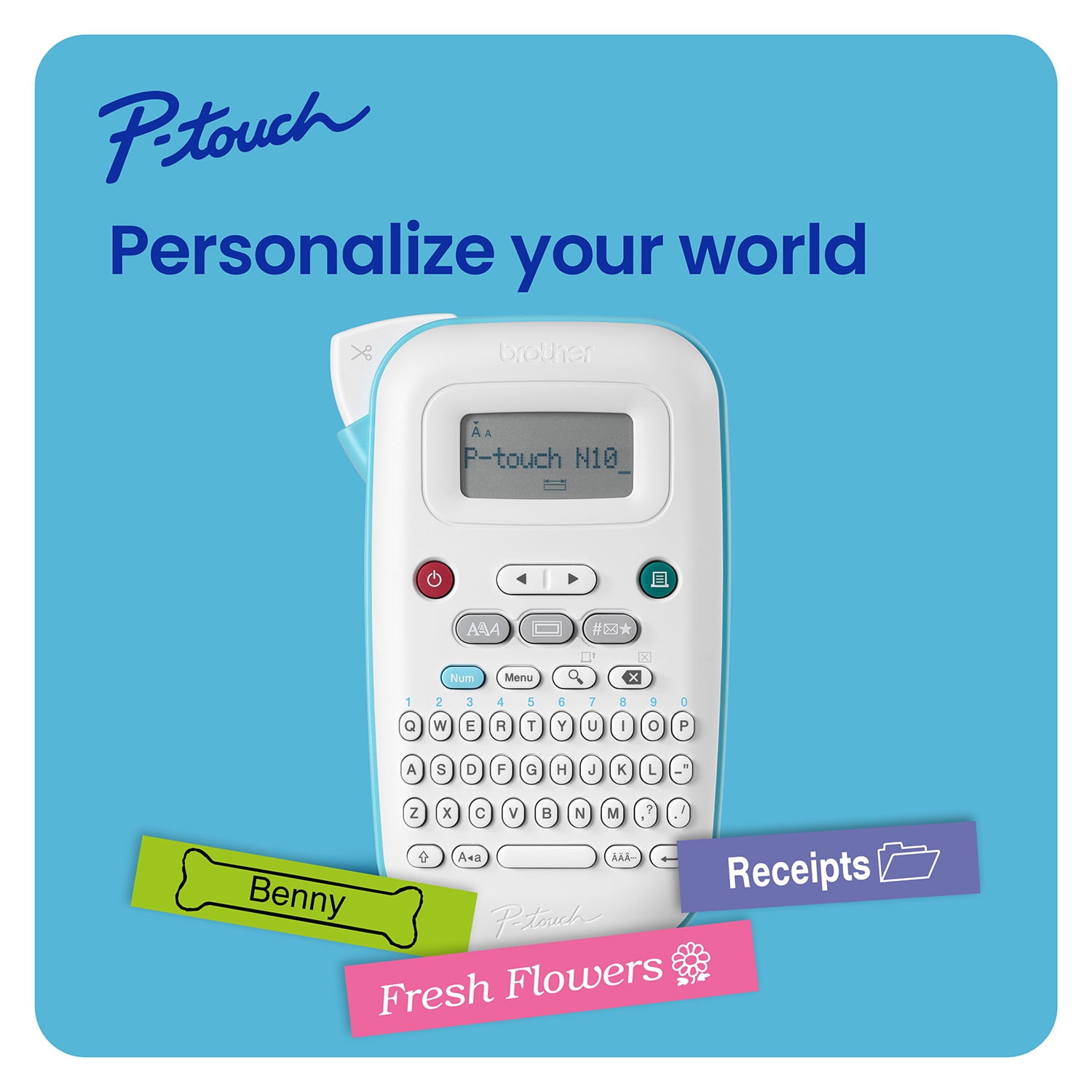 Brother P-touch Personal Handheld Label Maker PT-N10