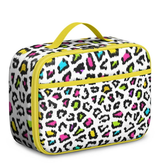Sac Isotherme Mignon à Motif Léopard, Fourre-Tout Isolé Durable et Léger pour Garçons et Filles, Idéal pour les Amateurs Romantiques, à la Mode et au Design Unique