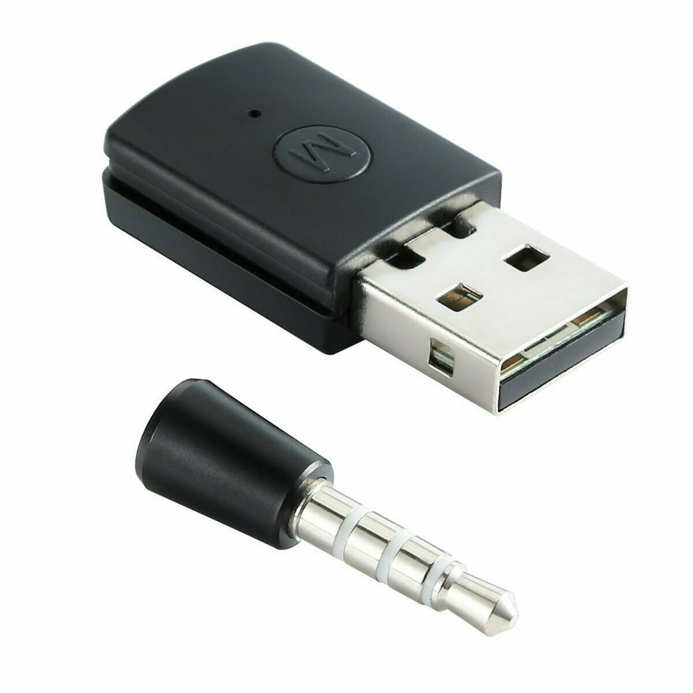 Bluetooth Headset Dongle USB Adapter Receiver + Microphone for
