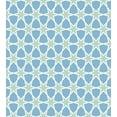 thumbnail image 3 of Ambesonne Moroccan Duvet Cover Sets, Mosaic Roman Stars, 2-King, Green Blue White, 3 of 7