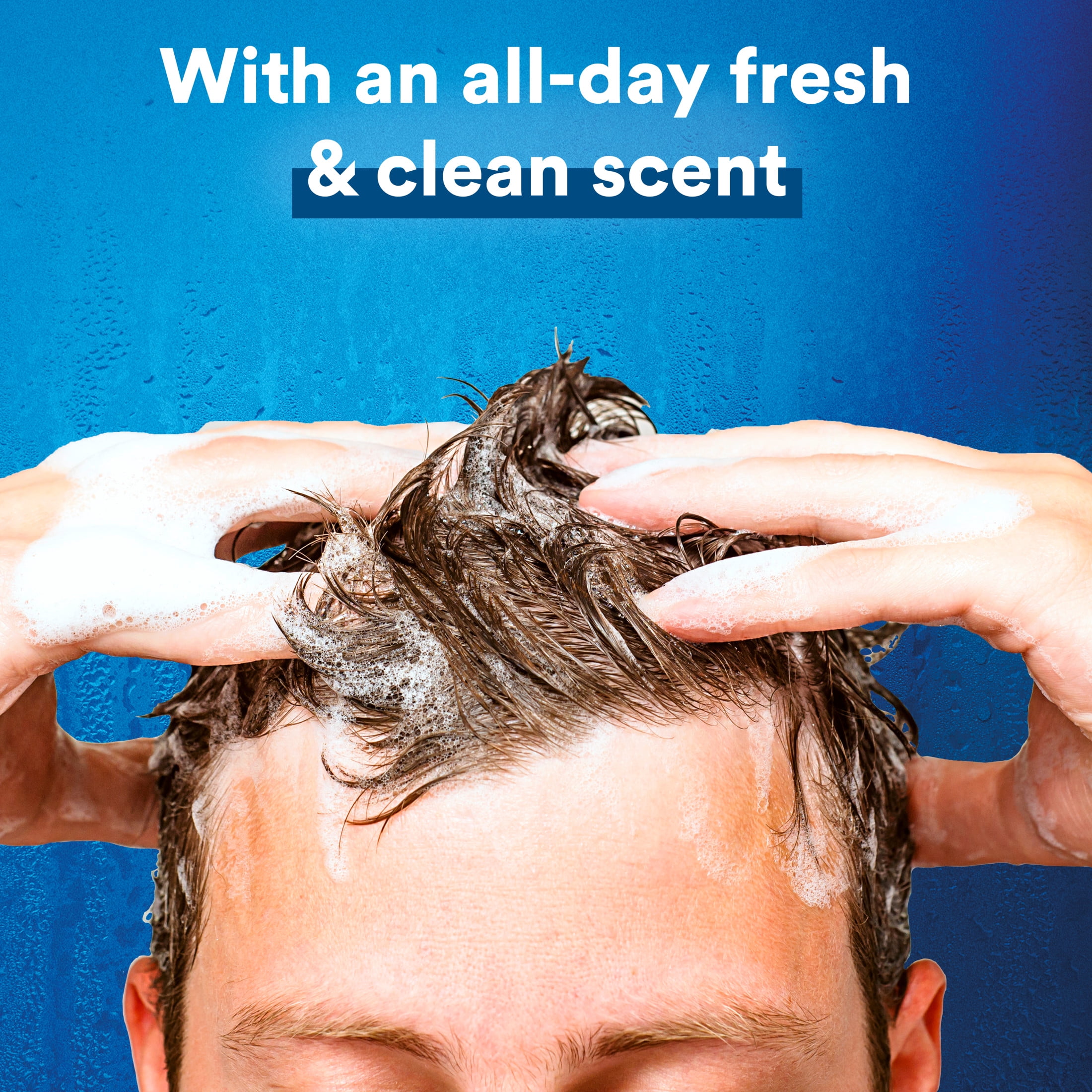 Suave Men 2-in-1 Shampoo & Conditioner, Anti-Dandruff, Classic Clean, Bamboo & Fresh Water, 40 fl oz