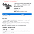 thumbnail image 2 of Left Exhaust Manifold - Compatible with 2003 - 2007 Isuzu NPR 6.0L V8 GAS 2004 2005 2006, 2 of 2