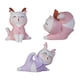 thumbnail image 1 of 3 Uds Estatua de Gato Estatuilla Escultura Animal Decorativa para Decoración Soledad Escultura de gato, 1 of 10
